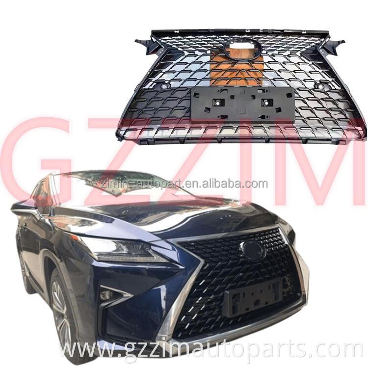 Car ABS Plastic Front Middle Upgrade Parts Grille for LX RX2016 Upgrade To 2020